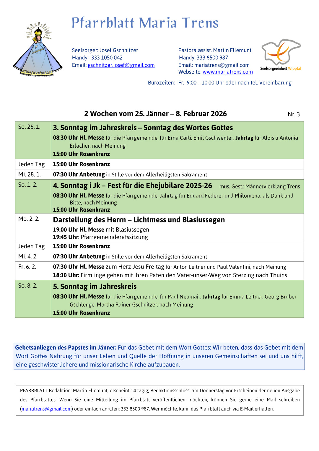 thumbnail of Pfarrbrief 3 26