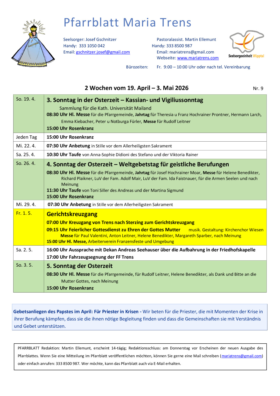 thumbnail of Pfarrbrief 9 26